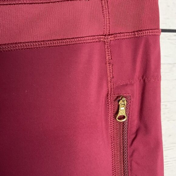 lululemon Women's Dashing Purple/Burgundy Inspire II Mesh 7/8 Tight Leggings  6 - Picture 6 of 10